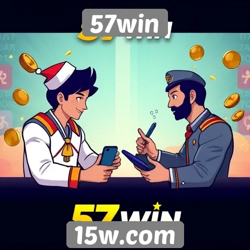 Experiência do usuário no site de jogos 57win